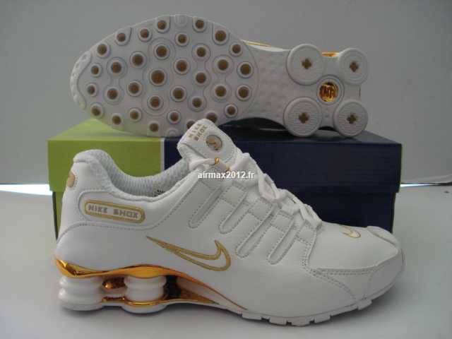 nike shox doré
