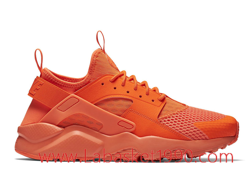 huarache homme noir et orange